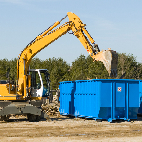 can i request a rental extension for a residential dumpster in Langeloth